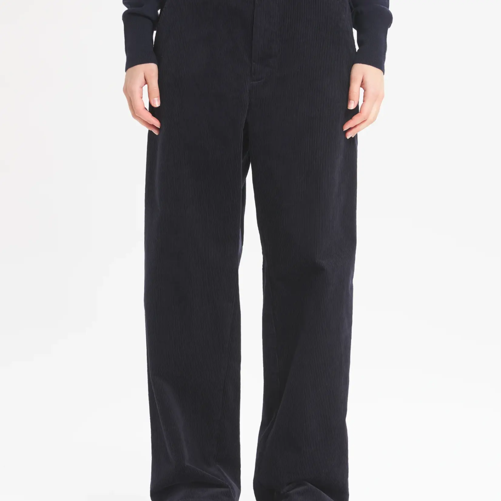 Barena Venezia Corduroy Trousers Ida Cinquecento (Navy Blue)