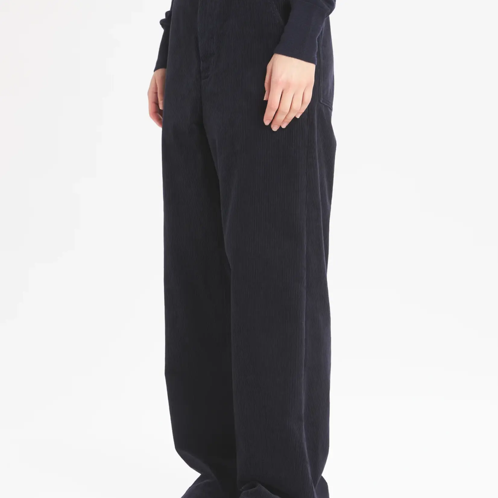 Barena Venezia Corduroy Trousers Ida Cinquecento (Navy Blue)