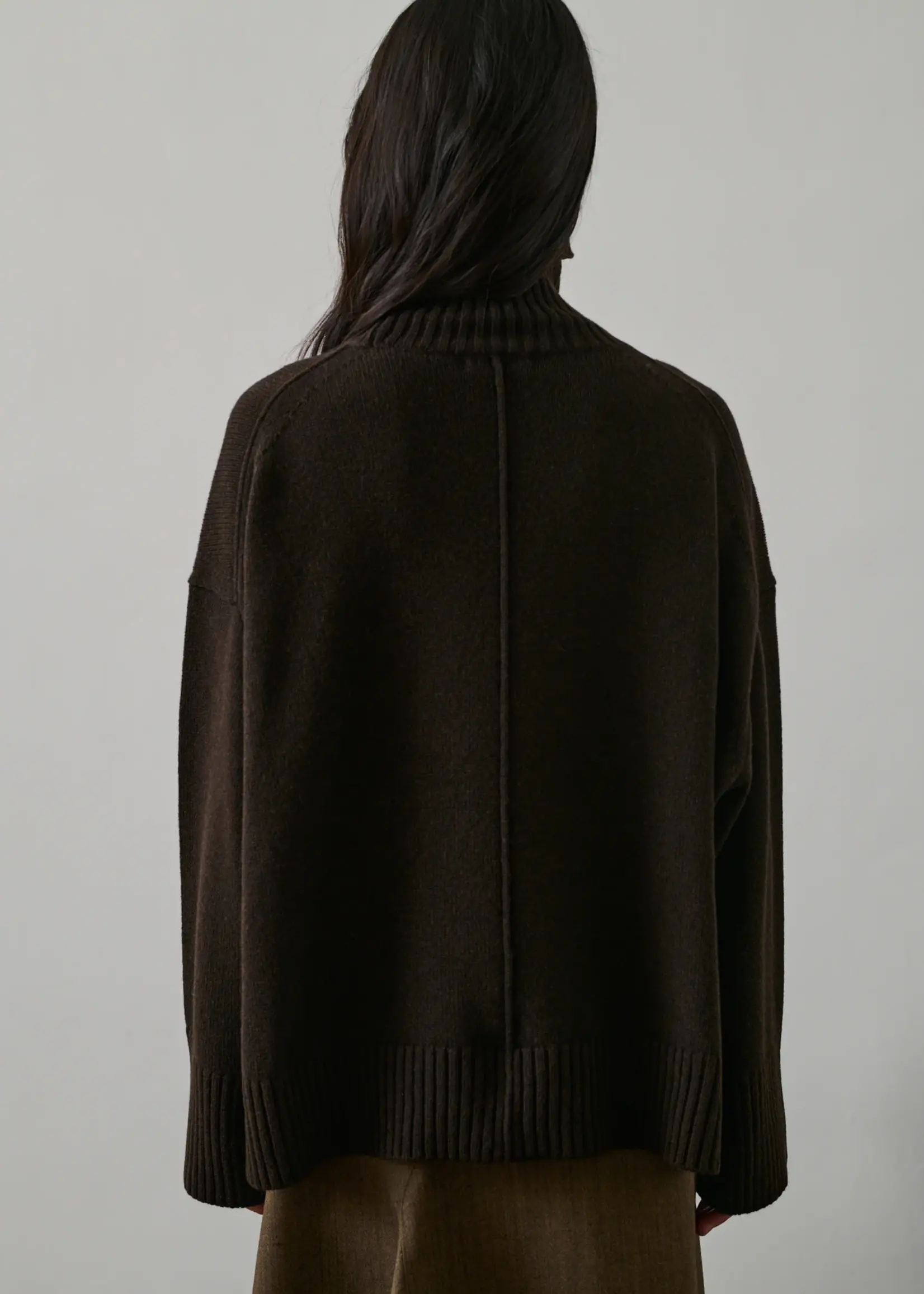 Soeur Turtleneck Sweater William (Chocolate Brown)