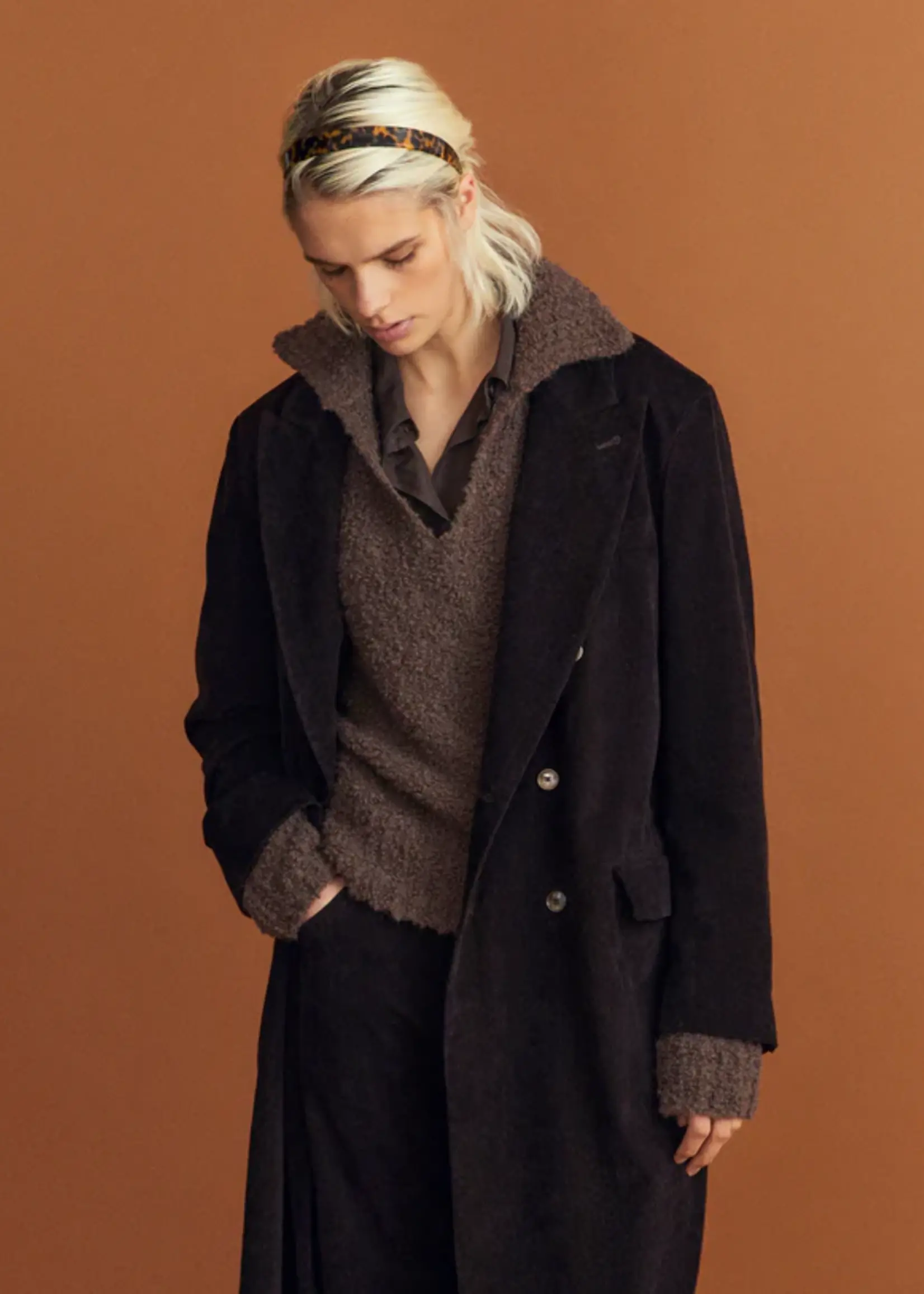 Barena Venezia Bouclé Sweater Maura Lanula (Brown)
