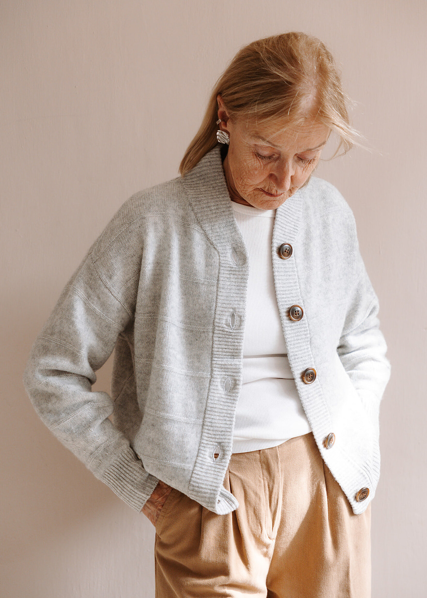 Absolut cashmere Cardigan Margherita (Light Grey)
