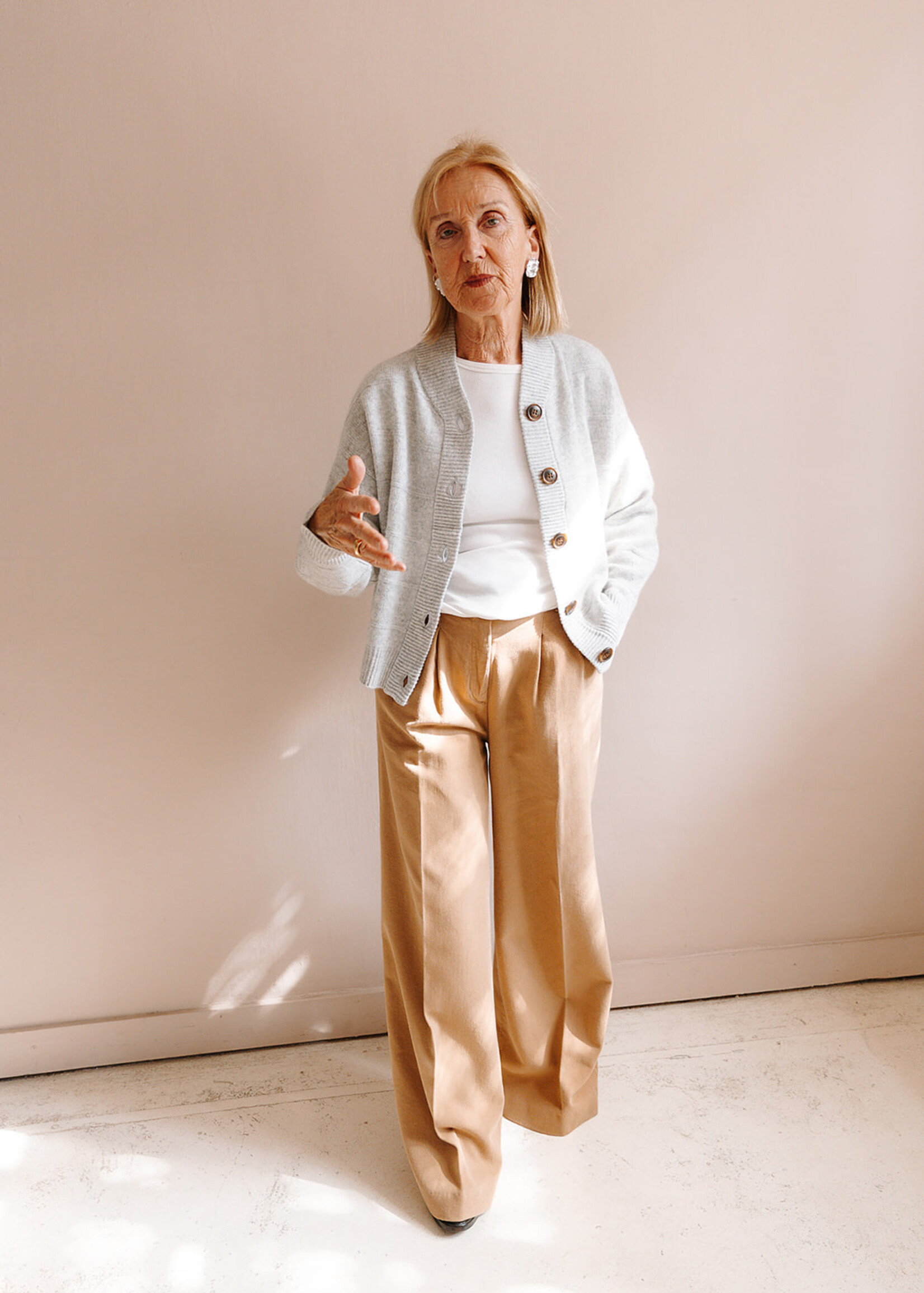 Absolut cashmere Cardigan Margherita (Light Grey)