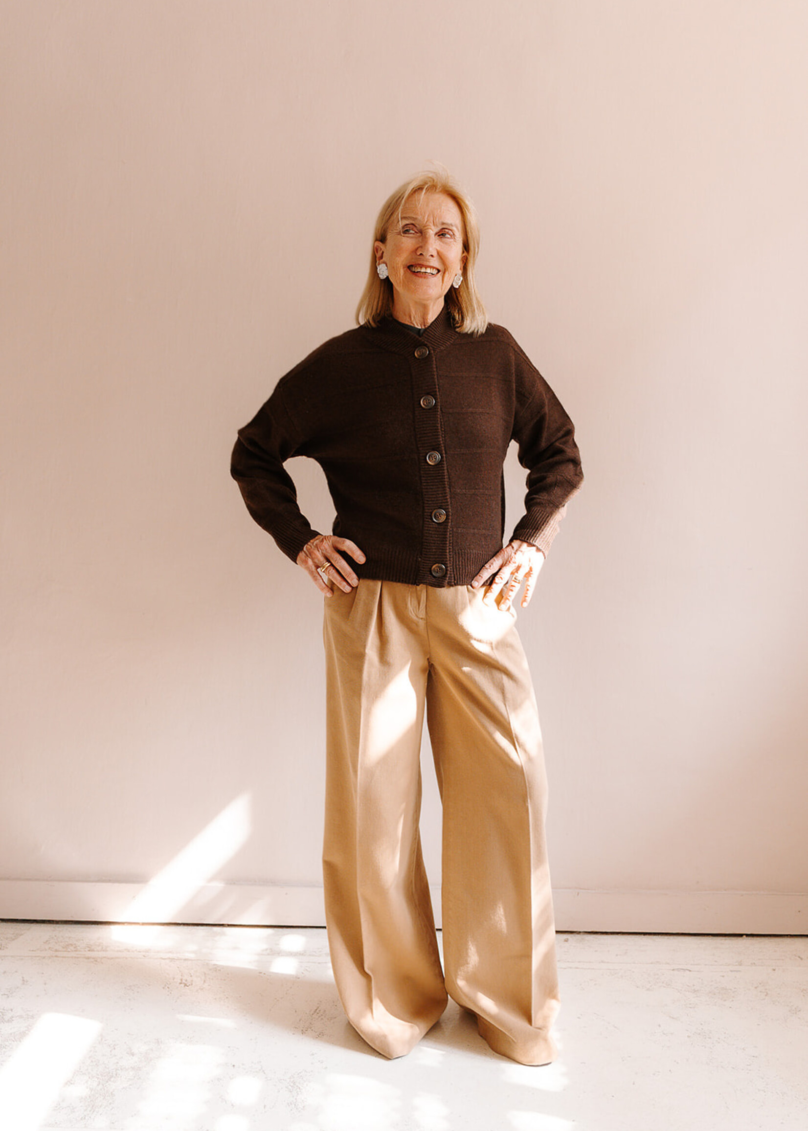 Absolut cashmere Cardigan Margherita (Chocolate Brown)