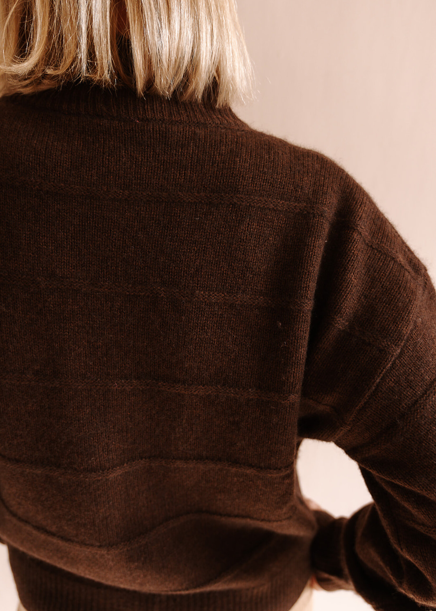 Absolut cashmere Cardigan Margherita (Chocolate Brown)