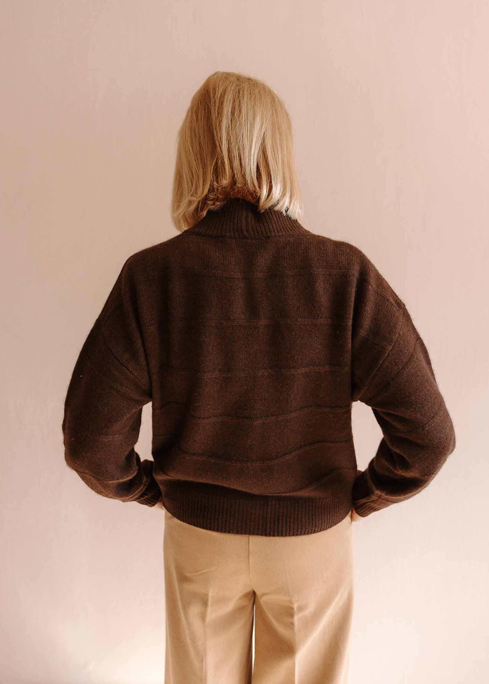 Absolut cashmere Cardigan Margherita (Chocolate Brown)