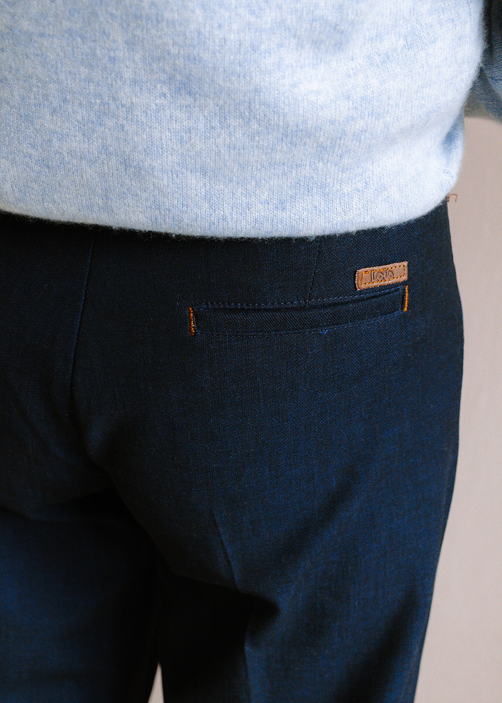 Lois Silvia Wide  (Navy Blue)