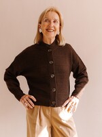 Absolut cashmere Cardigan Margherita (Chocolate Brown)