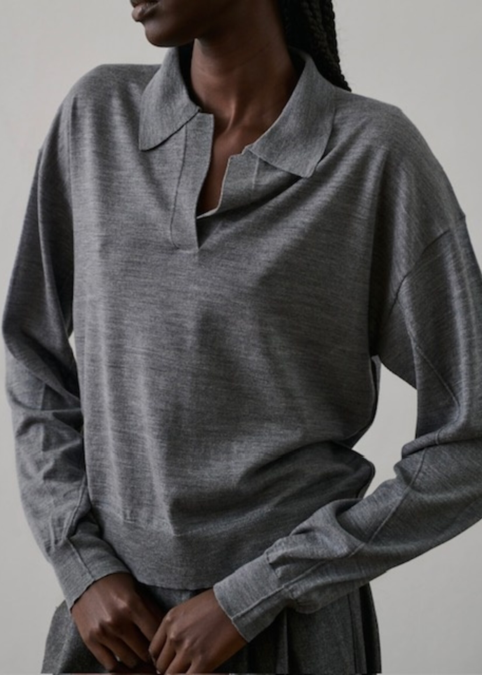 Soeur Polo Sweater Fleming (Grey)