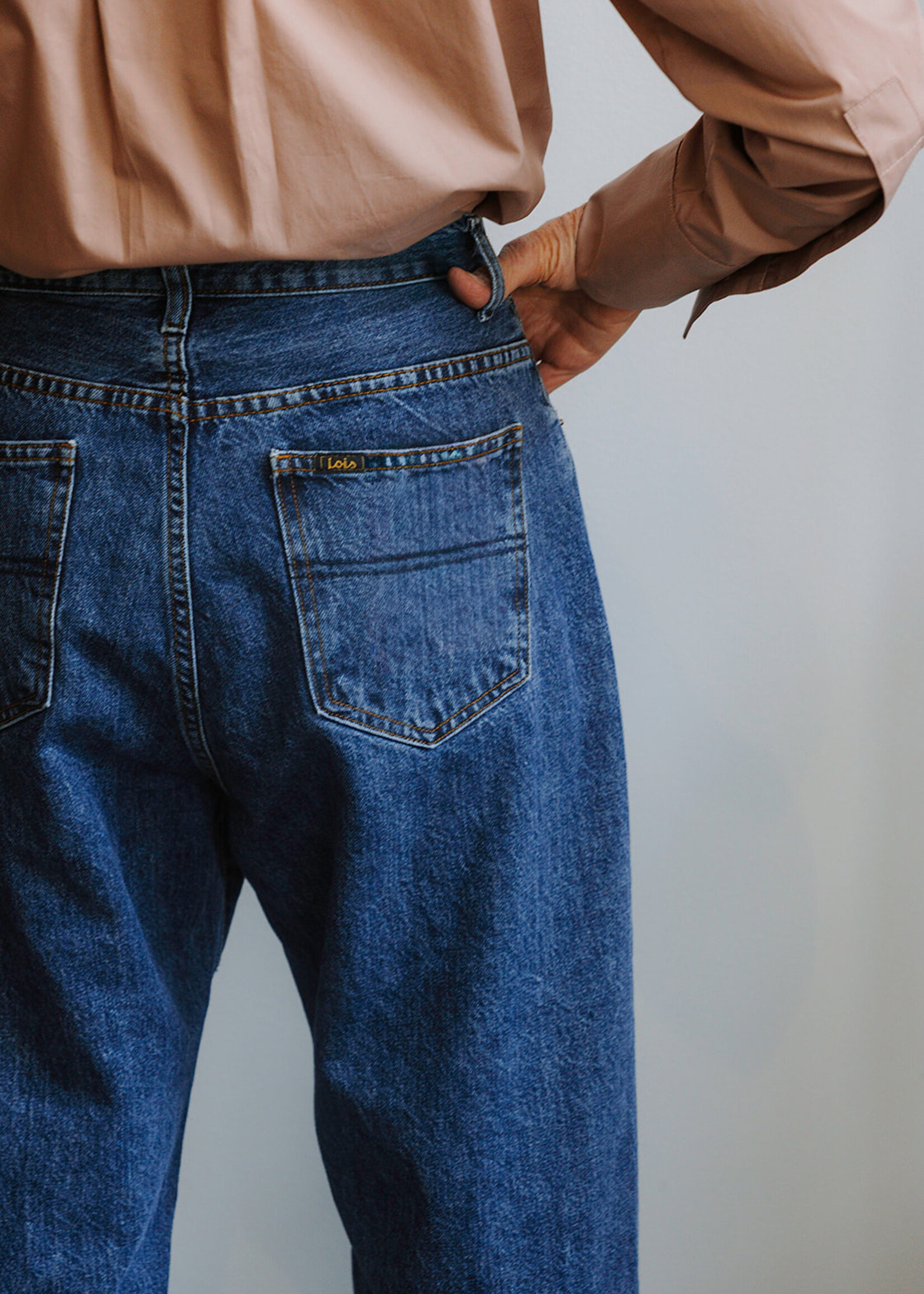 Lois Globe Jackson Jeans (Mid Blue)