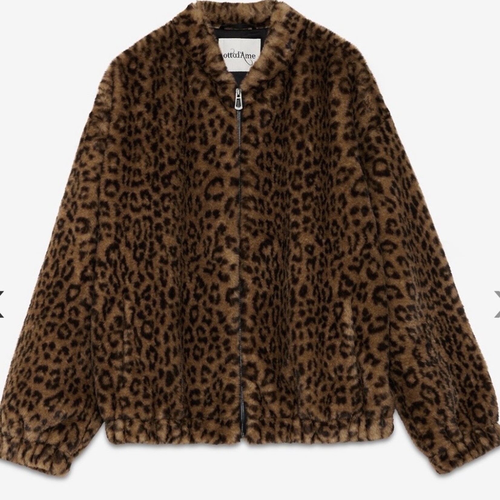 Ottod'Ame Faux Fur Jacket (Leopard Print)