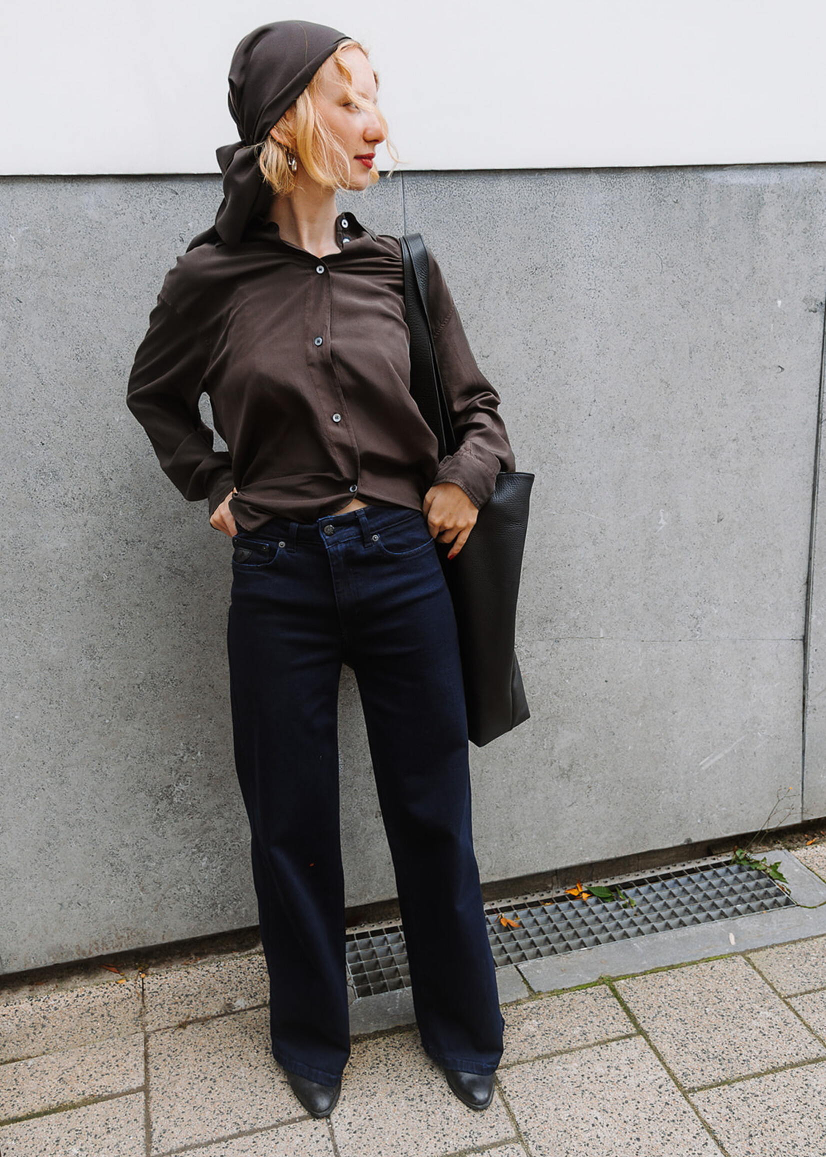 Barena Venezia Silk Shirt Mimma (Chocolate Brown)