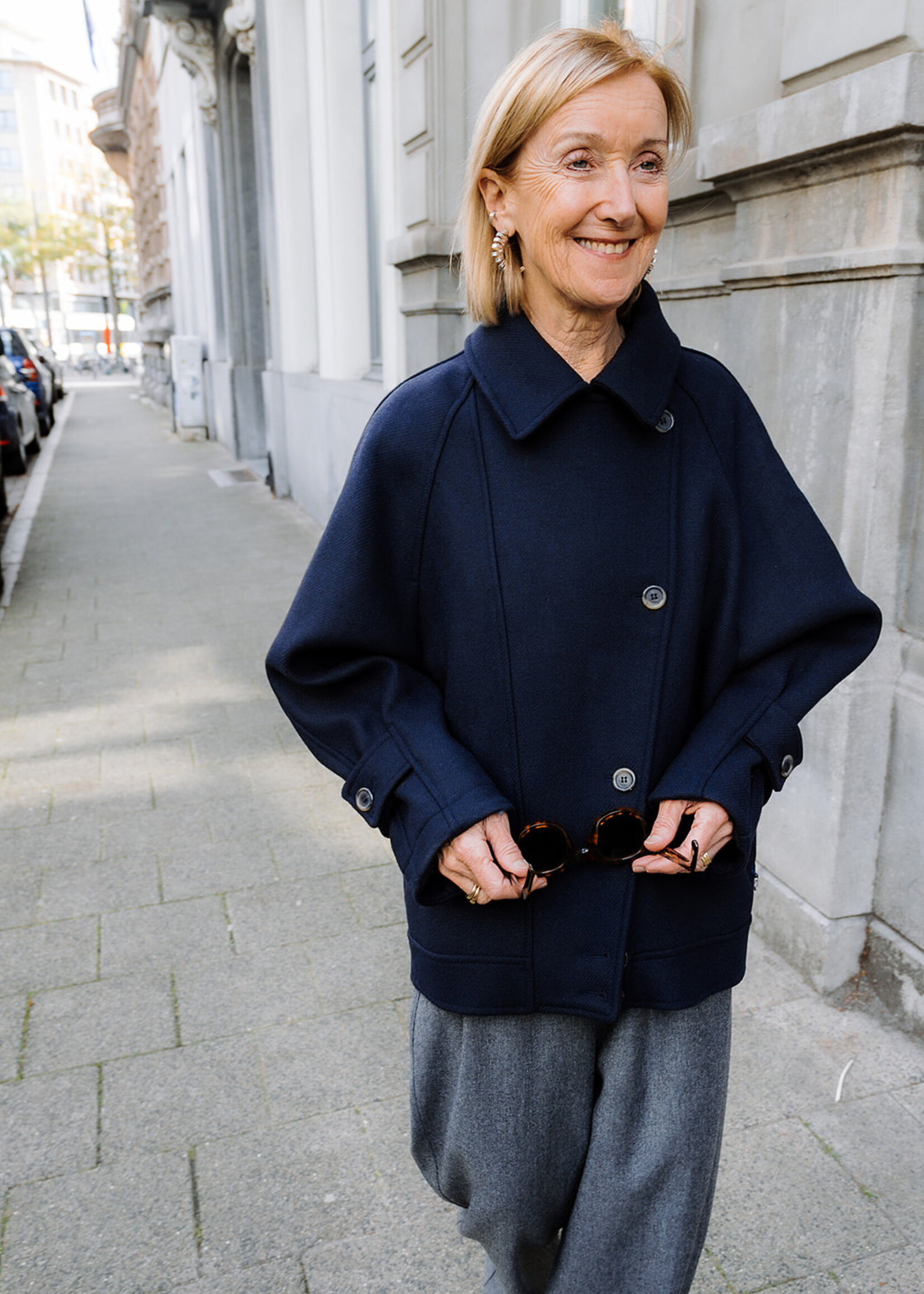 Ottod'Ame Bomber Jacket (Navy Blue)