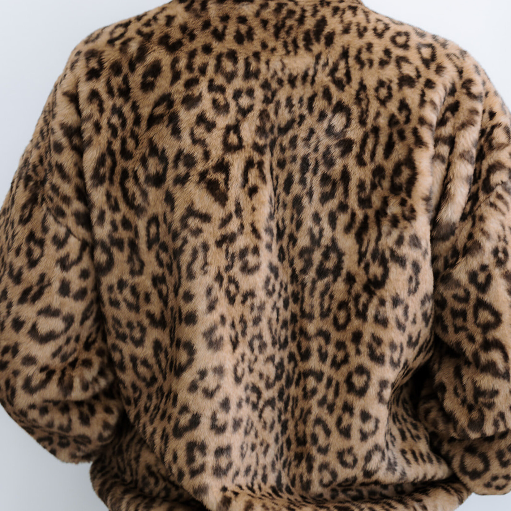 Ottod'Ame Faux Fur Jacket (Leopard Print)