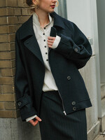 Ottod'Ame Bomber Jacket (Navy Blue)