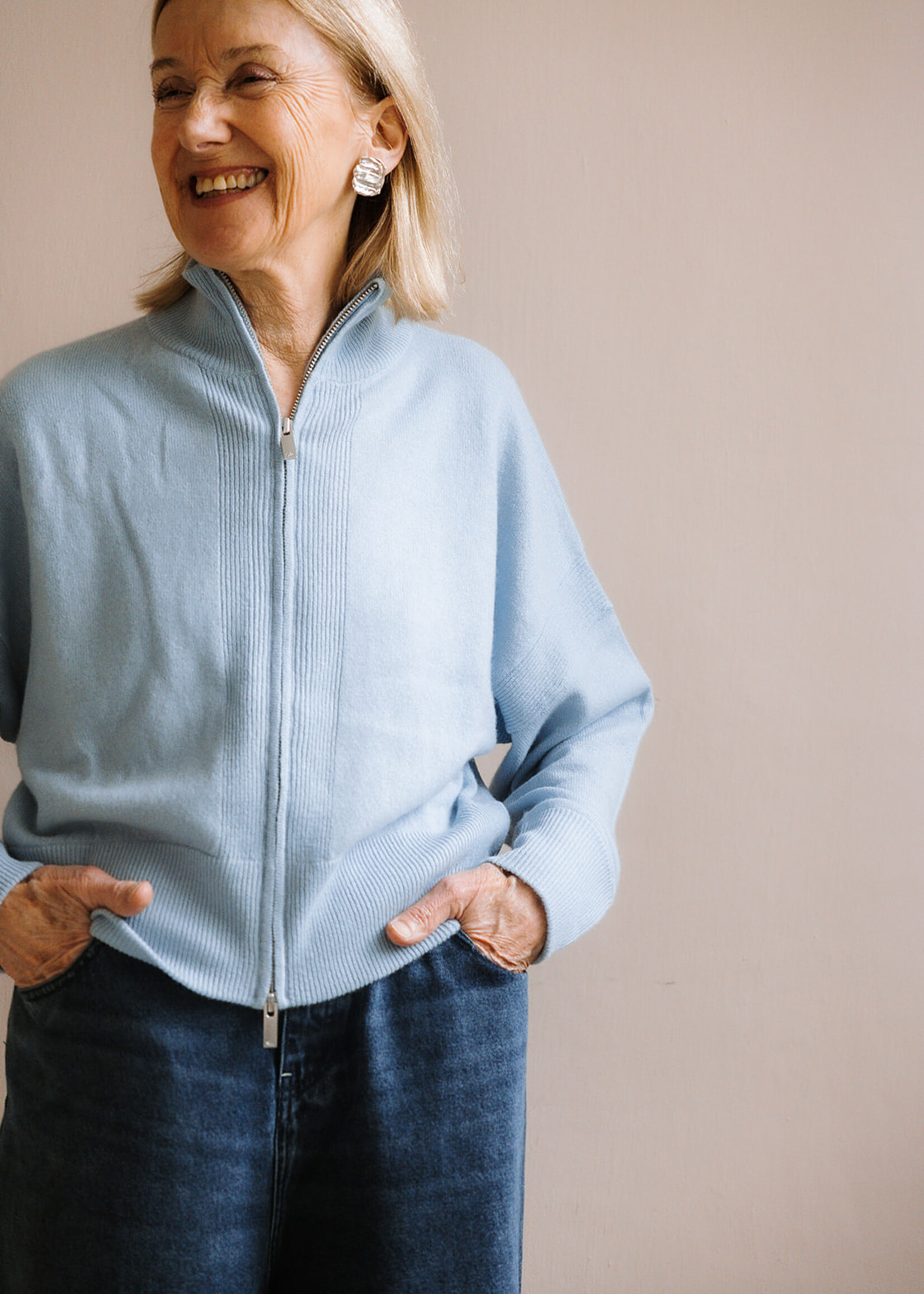 Colorush Toto zip jacket color ice