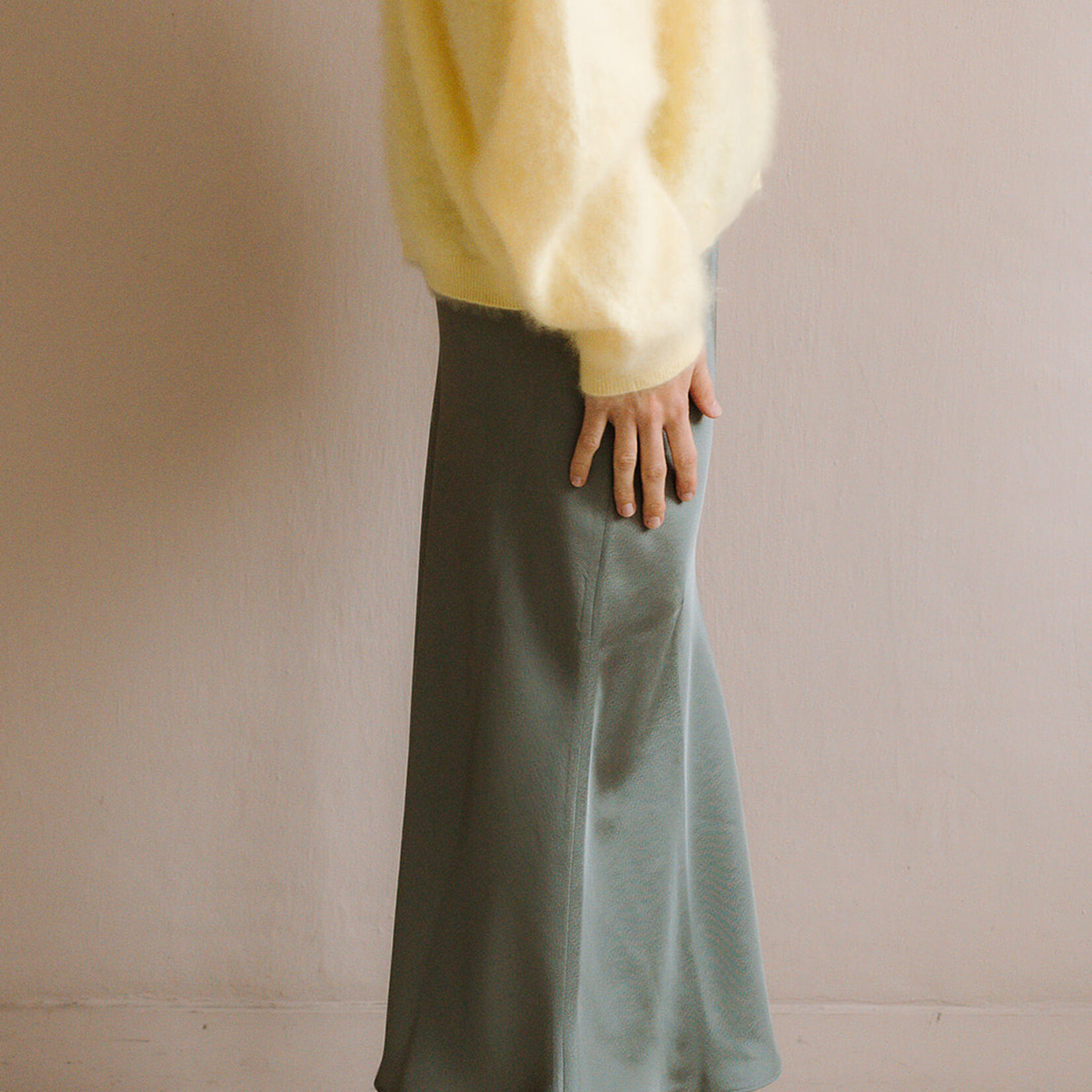 Colorush Chelsea brushed cardigan yellow