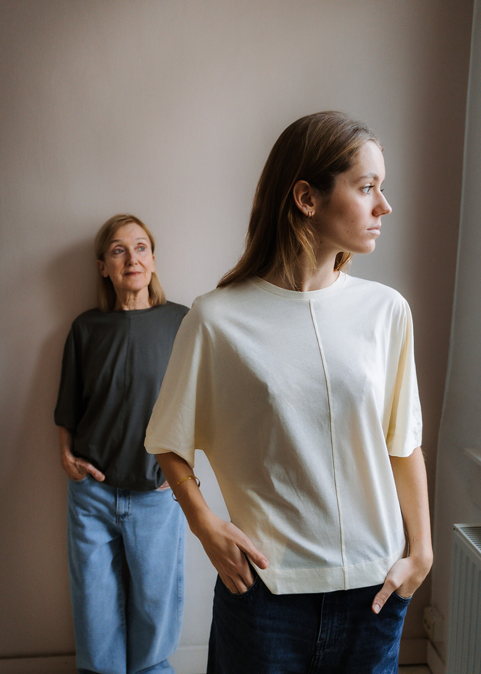 Soeur T-shirt Helsinki grey/green