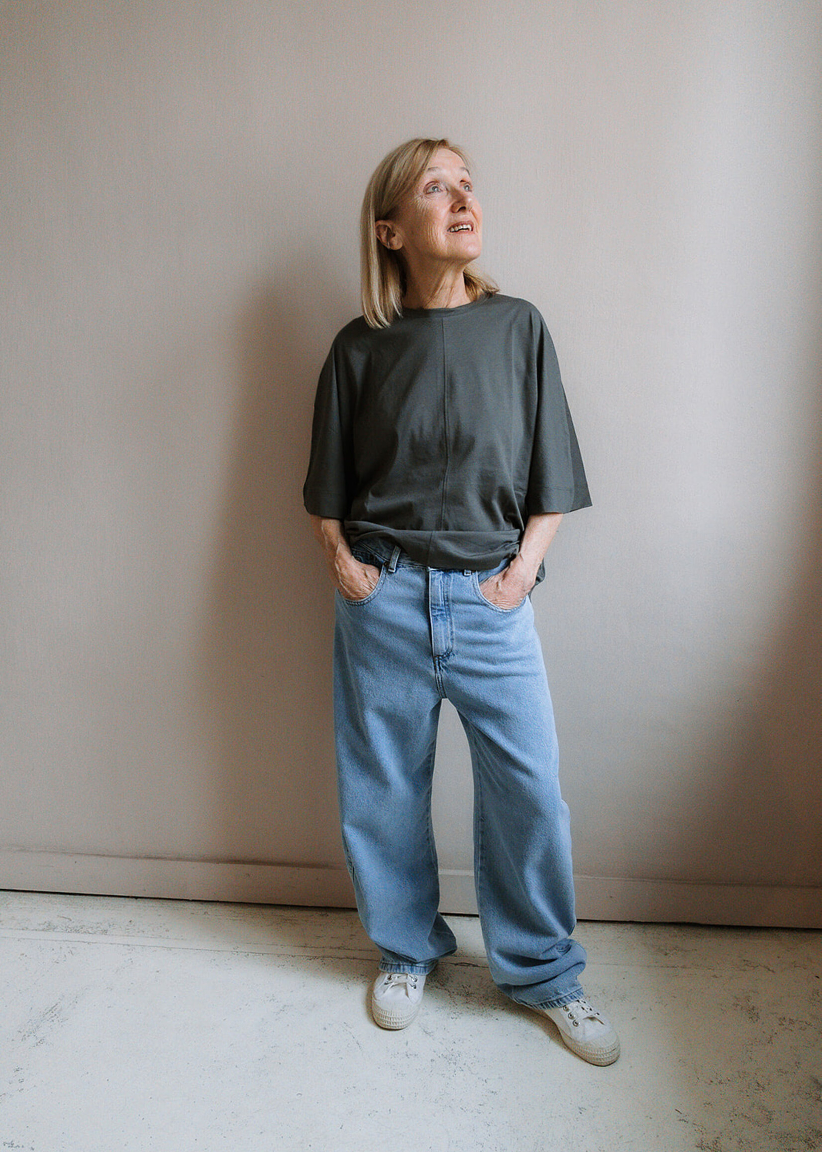 Soeur T-shirt Helsinki grey/green