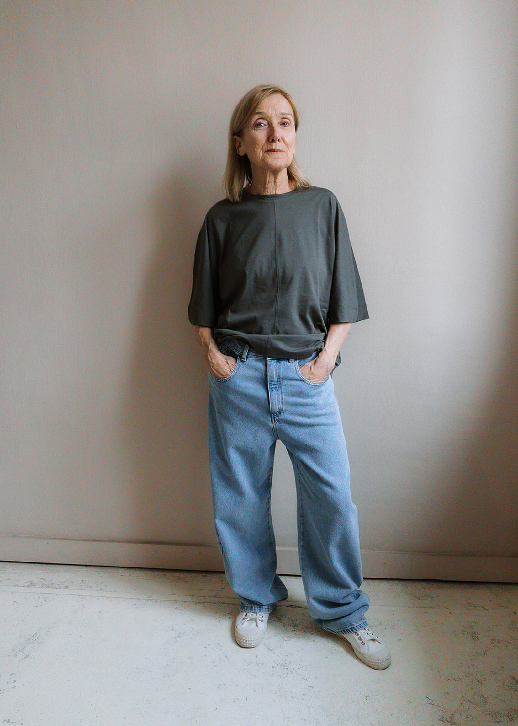 Soeur T-shirt Helsinki grey/green