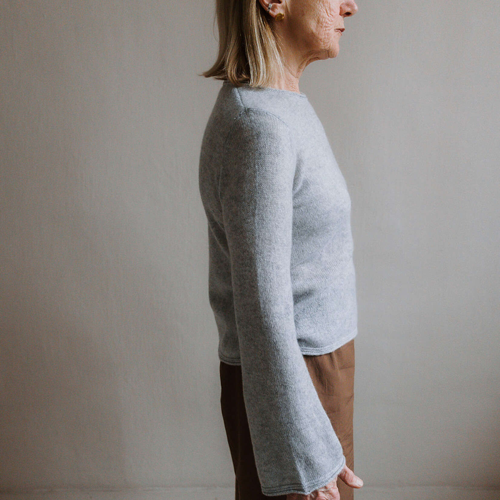 Absolut cashmere Pull Maggie light grey
