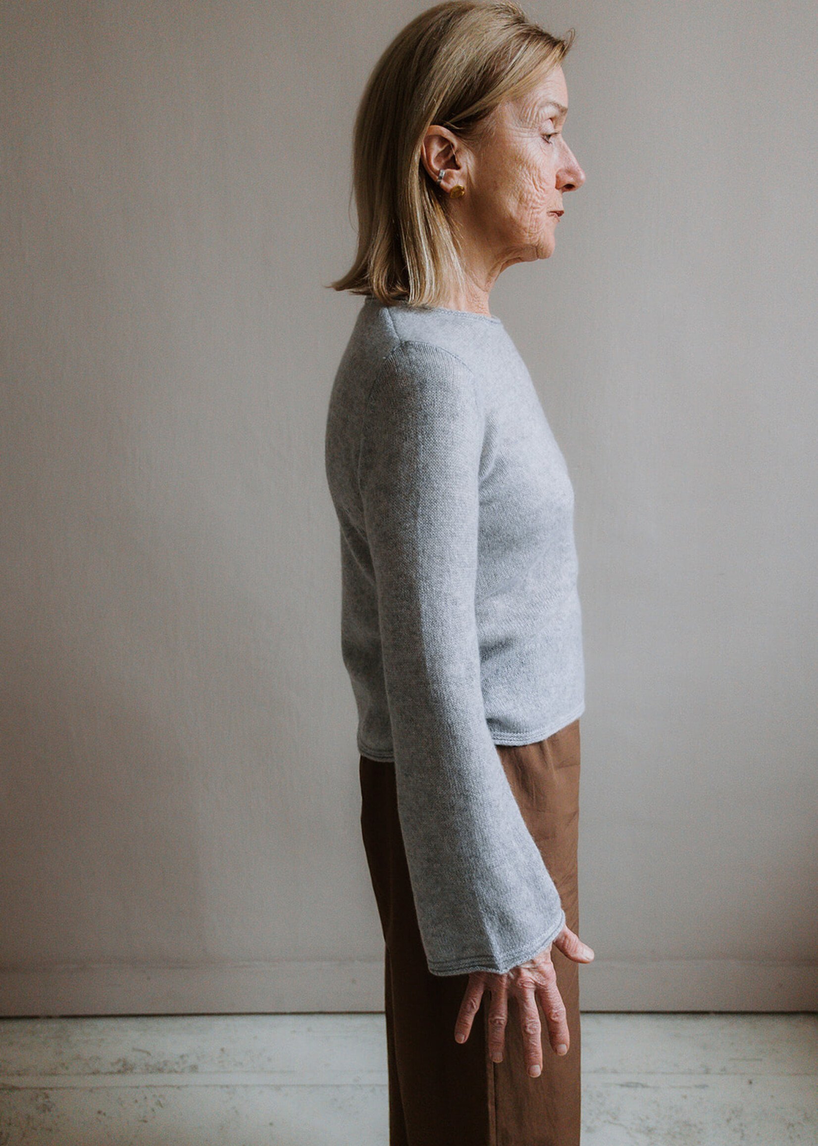 Absolut cashmere Pull Maggie light grey