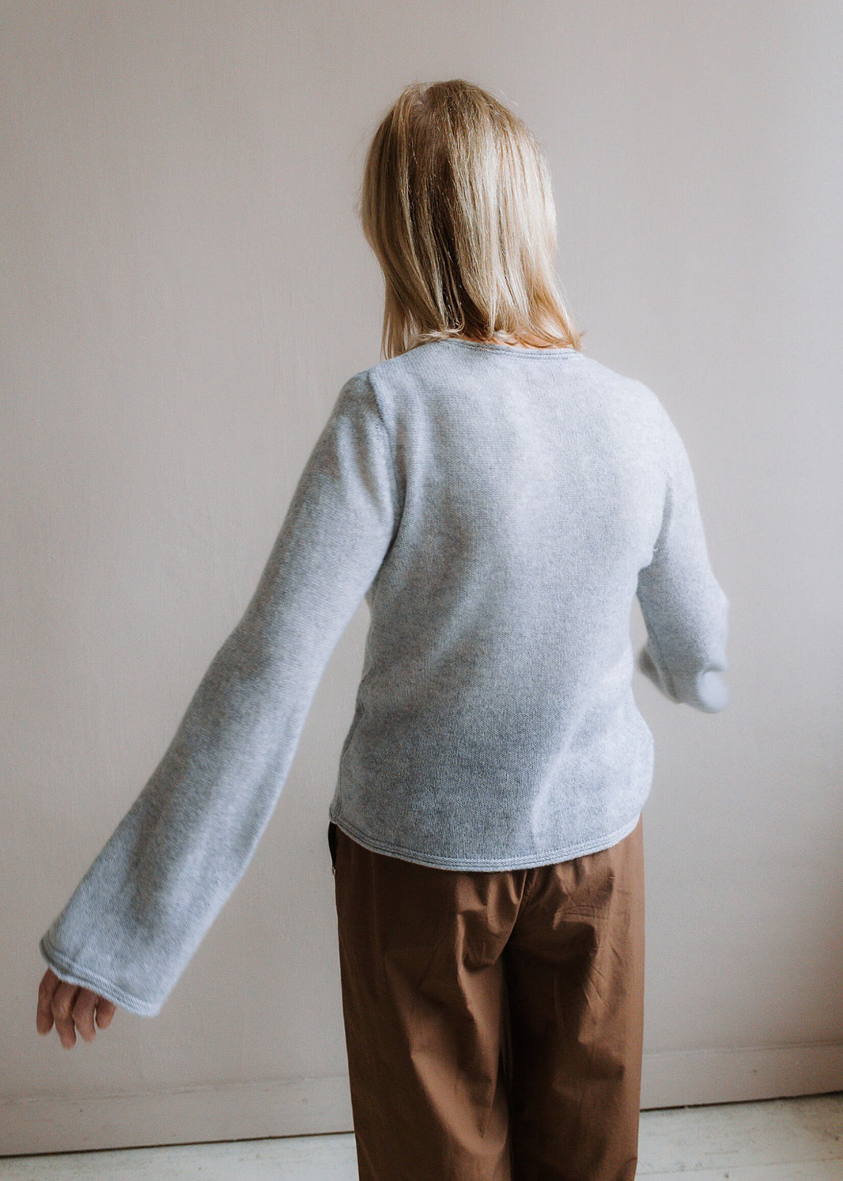 Absolut cashmere Pull Maggie light grey