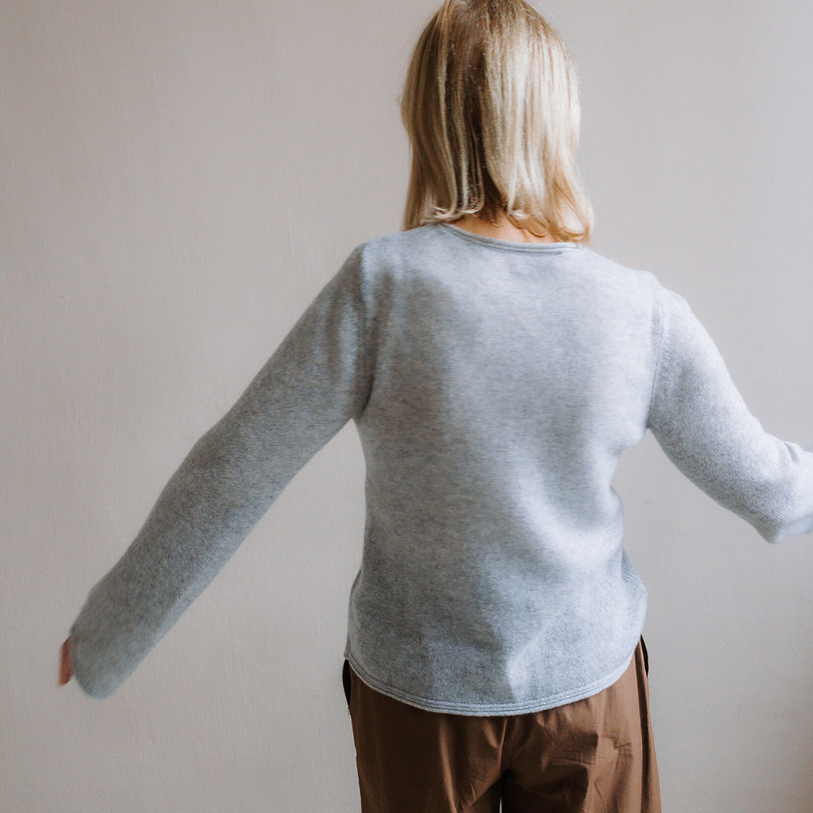 Absolut cashmere Pull Maggie light grey