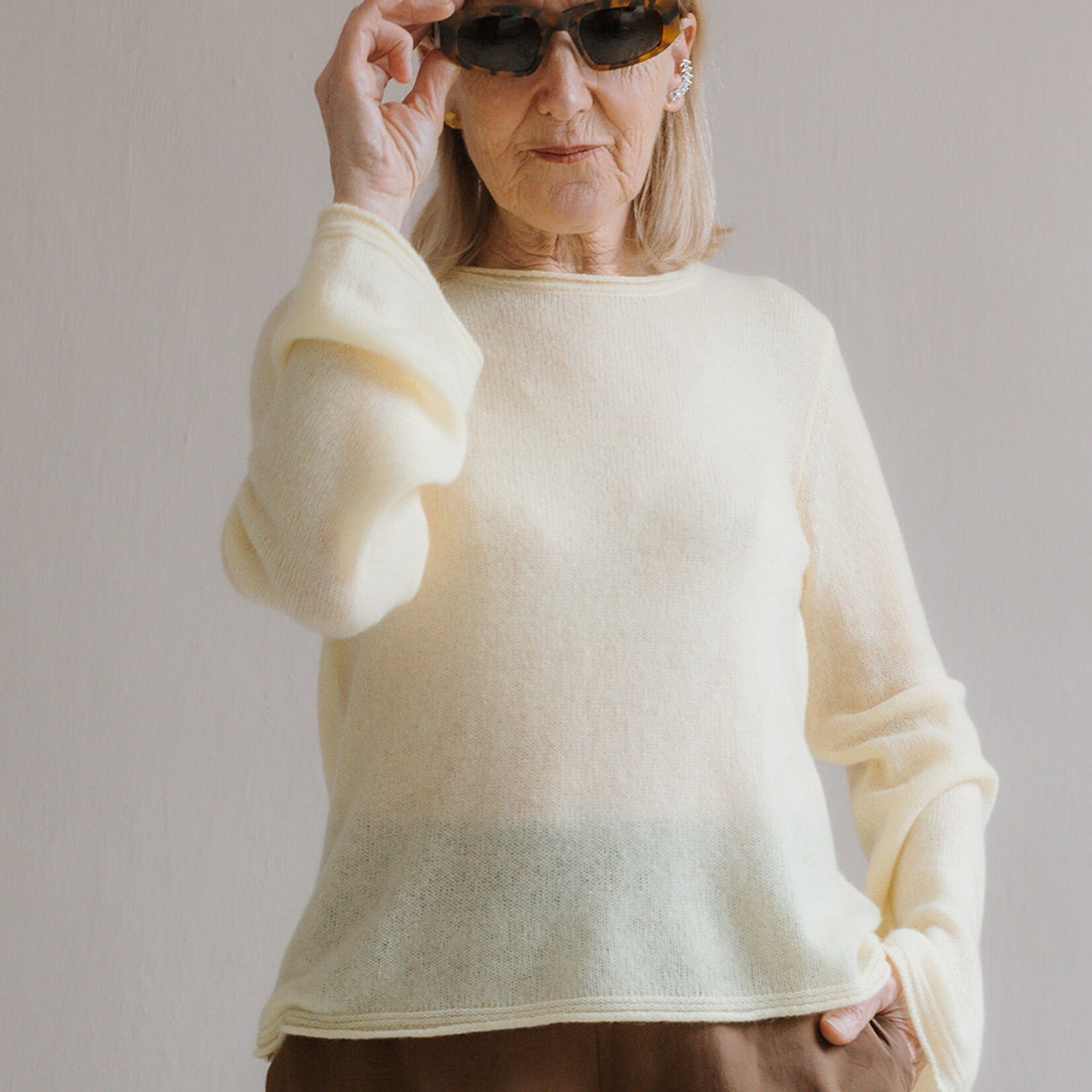 Absolut cashmere Pull Maggie lime