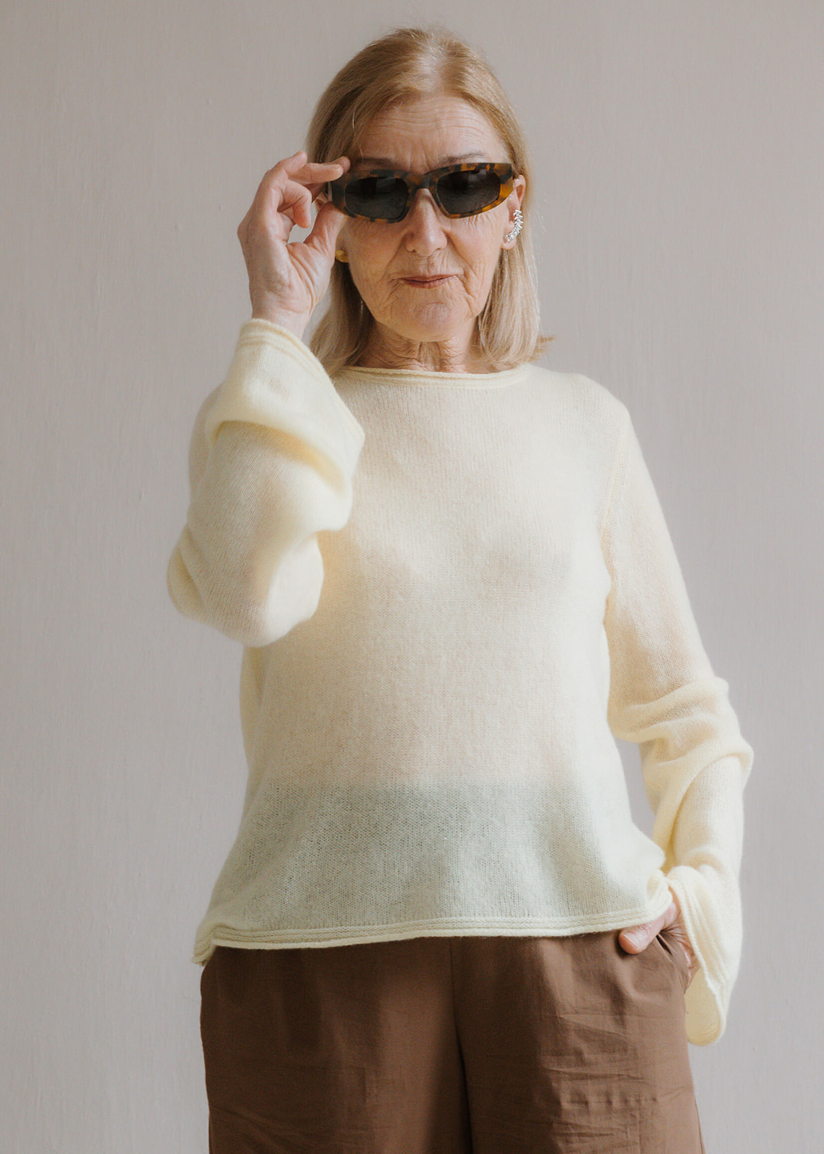 Absolut cashmere Pull Maggie lime