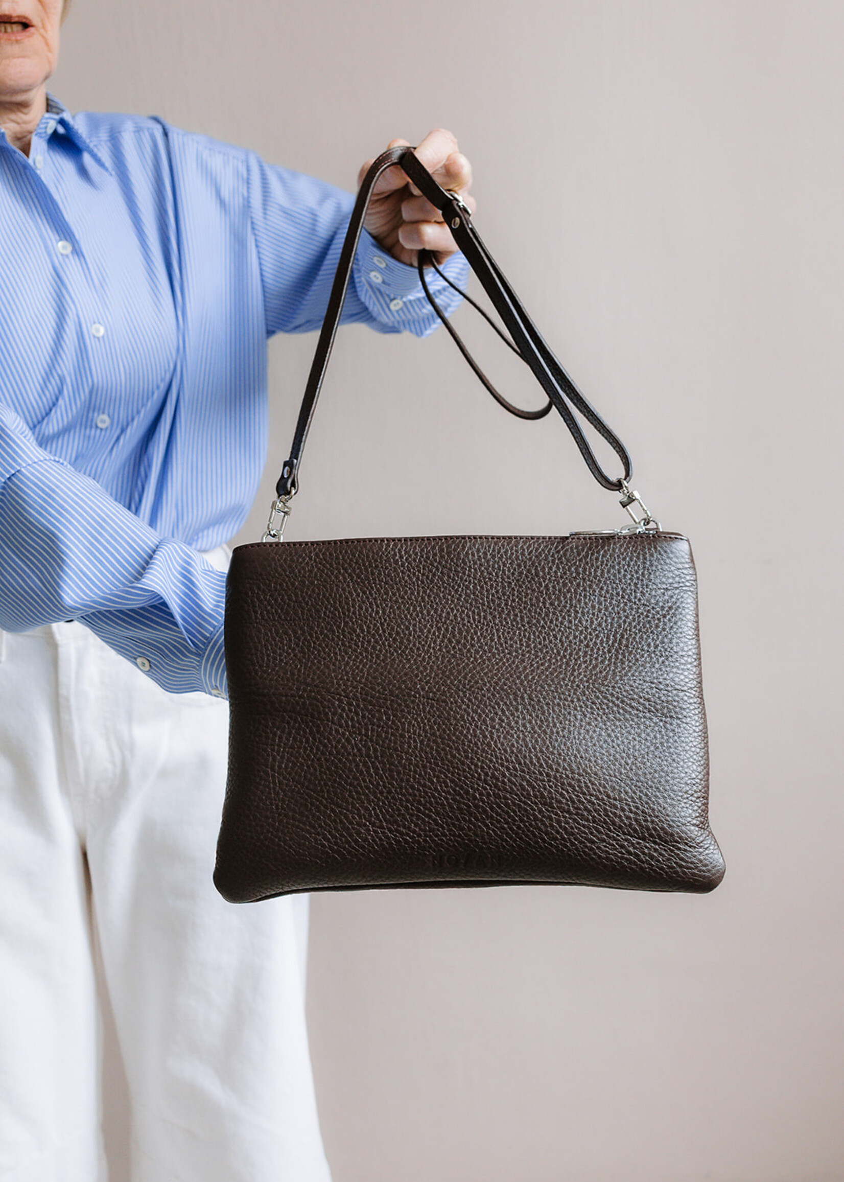 NO/AN pocket bag aubergine