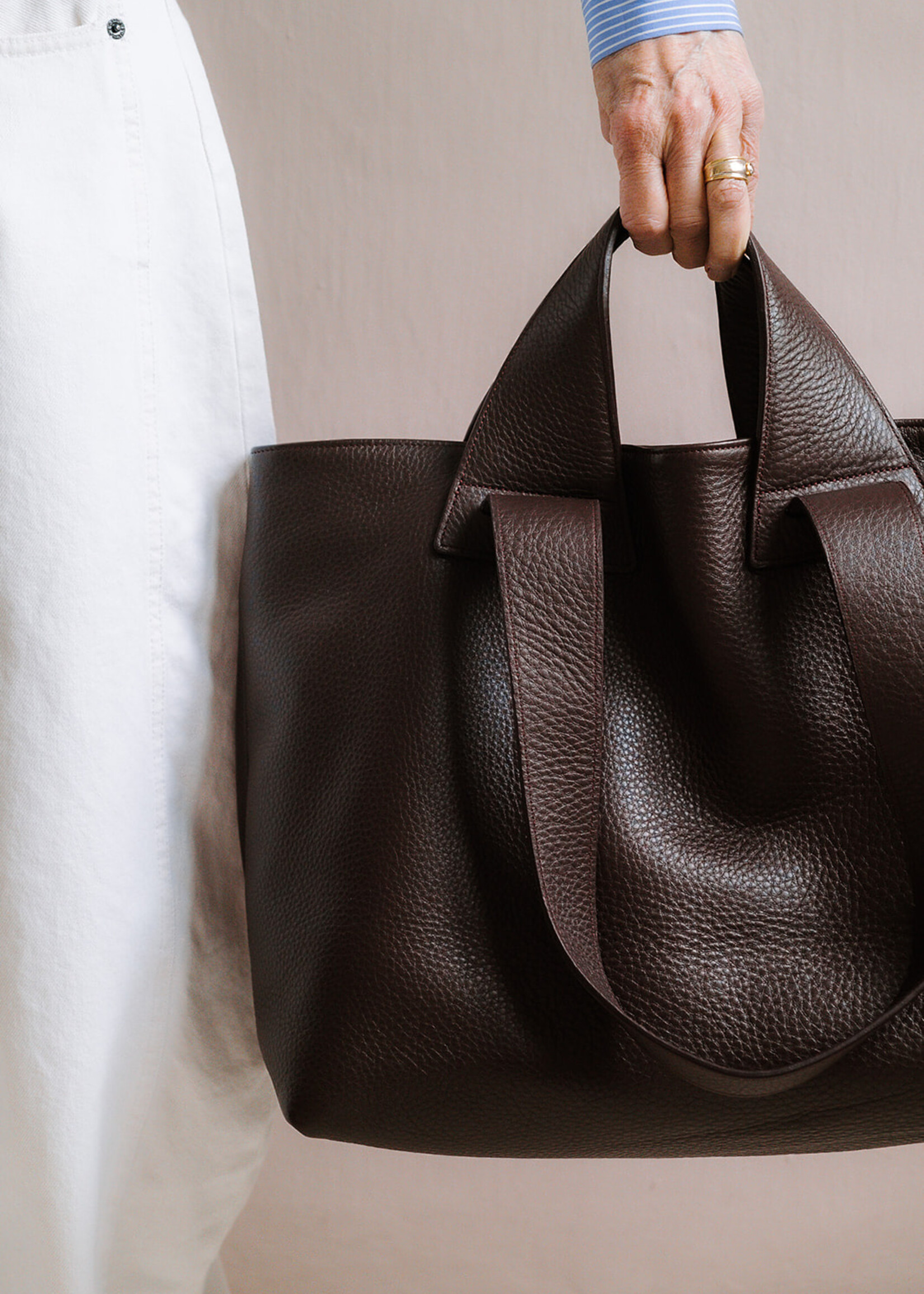 NO/AN Tote bag aubergine