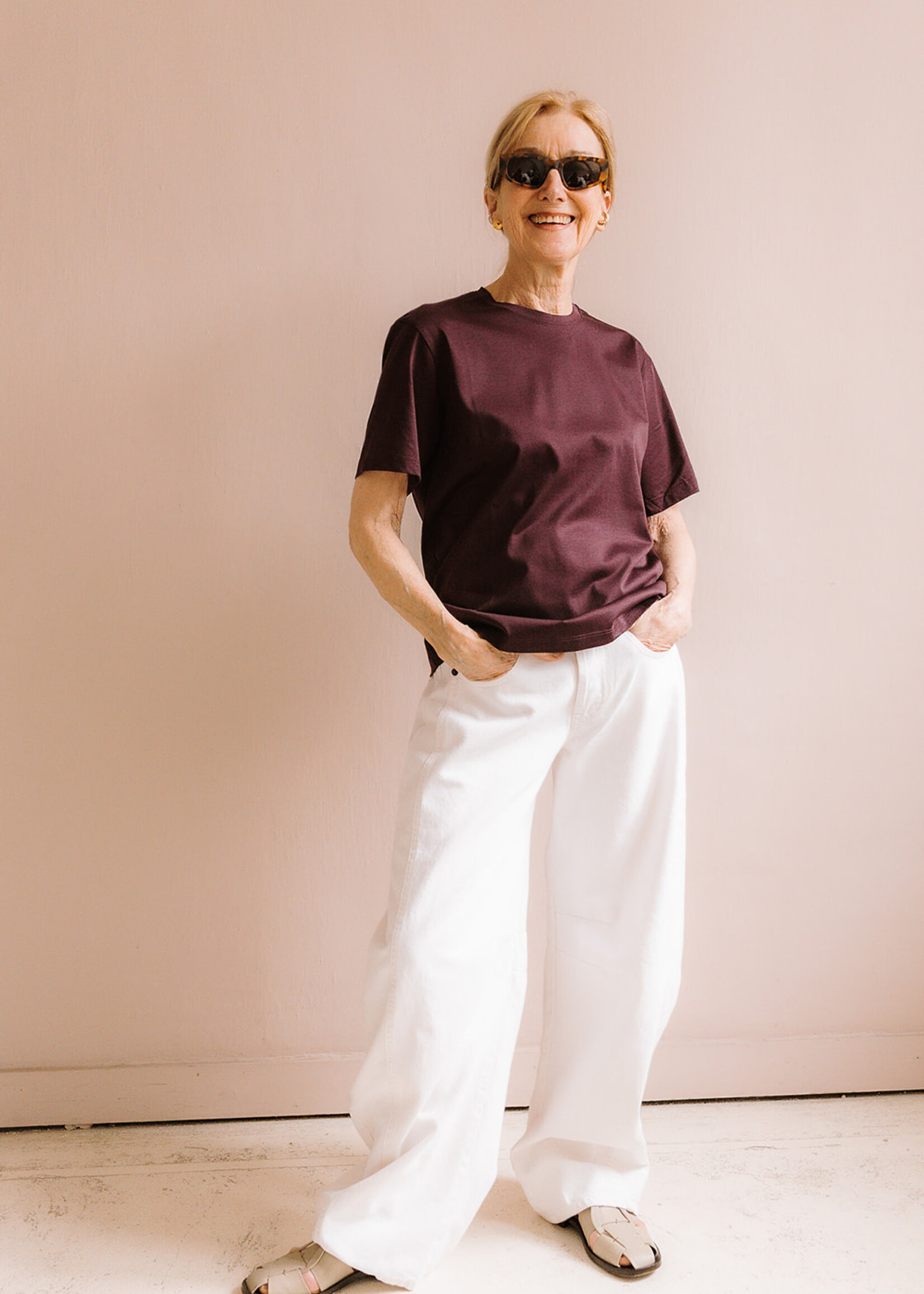 Ottod'Ame Straight t-shirt aubergine