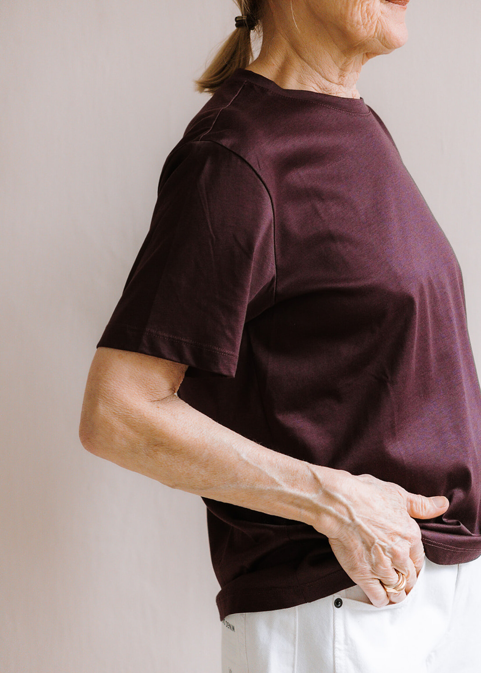 Ottod'Ame Straight t-shirt aubergine