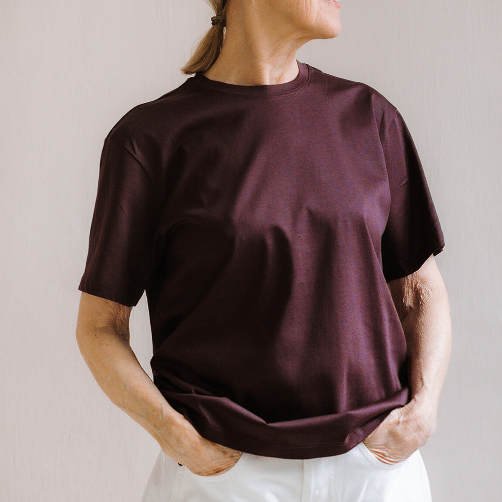 Ottod'Ame Straight t-shirt aubergine