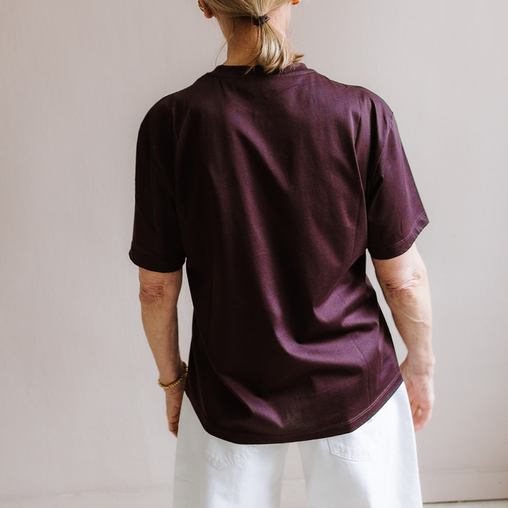 Ottod'Ame Straight t-shirt aubergine