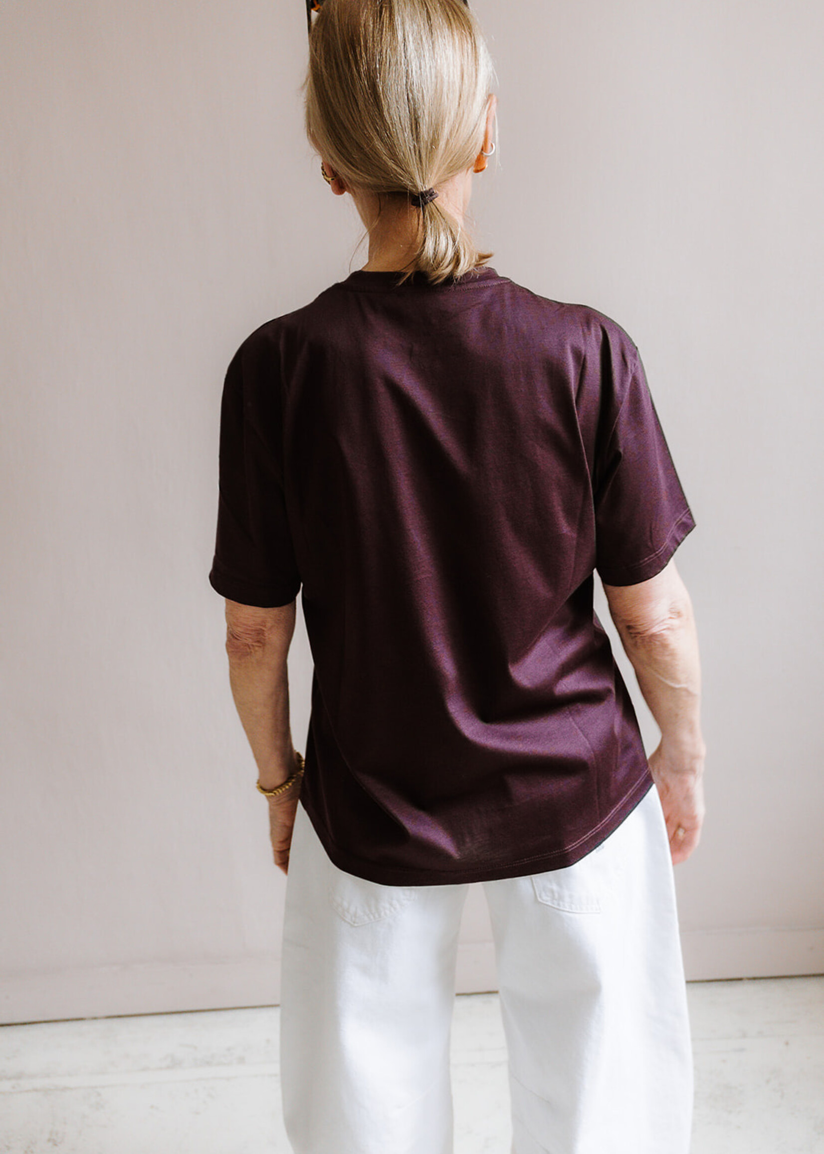 Ottod'Ame Straight t-shirt aubergine