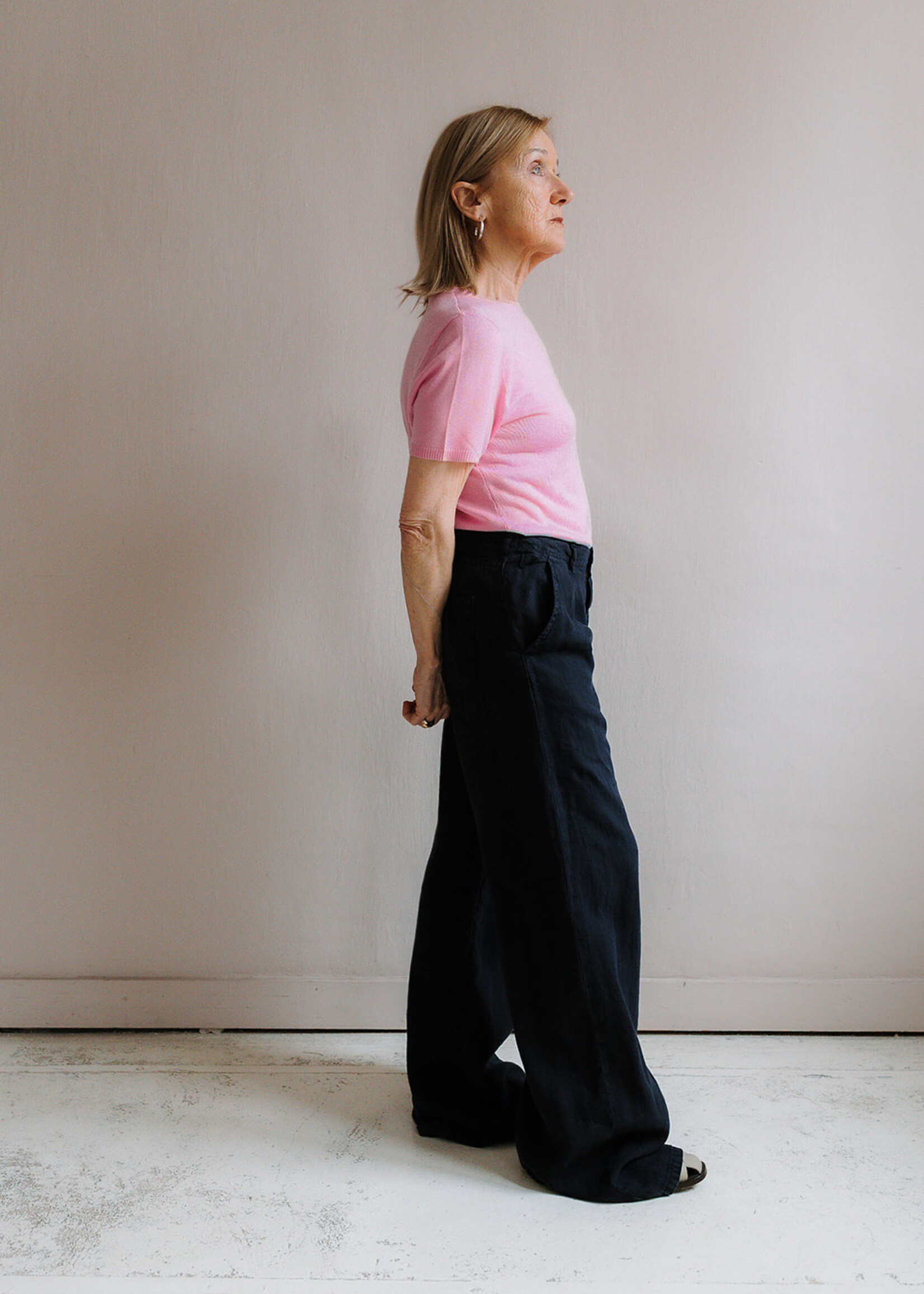 Lois Skater pleats linen