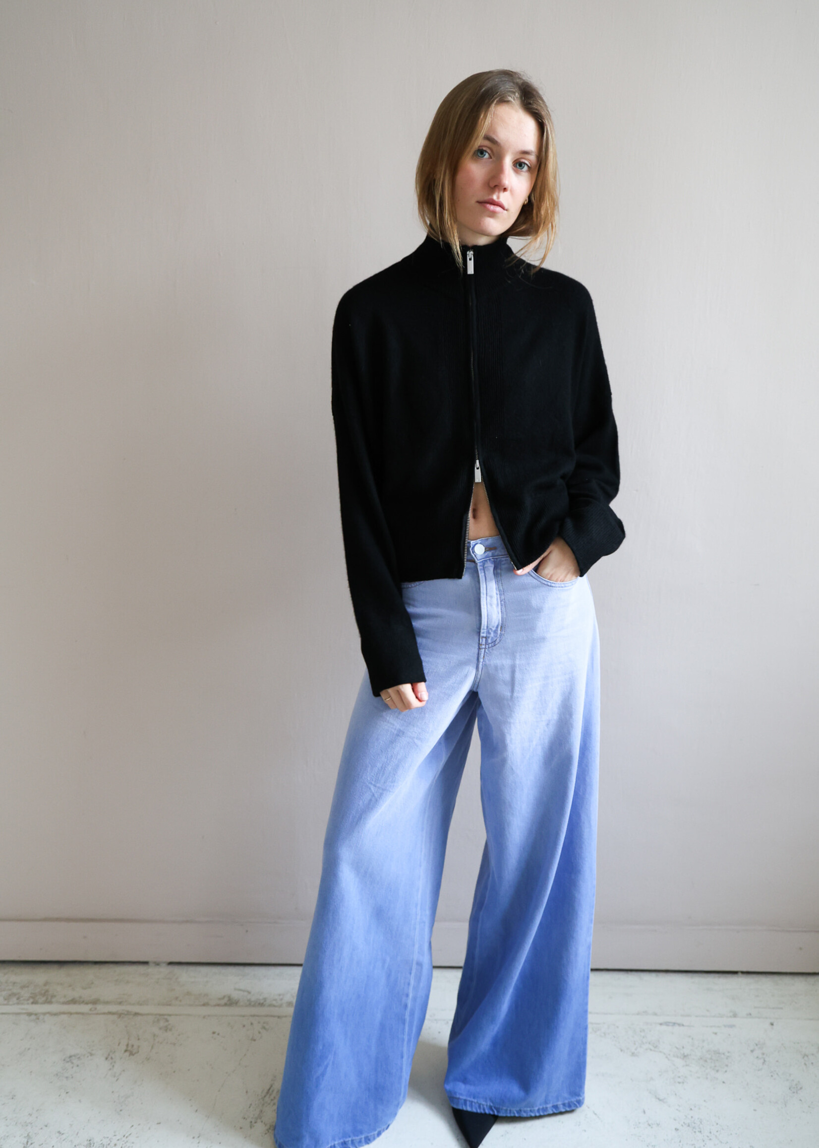 Marlene pear dip dye  blue