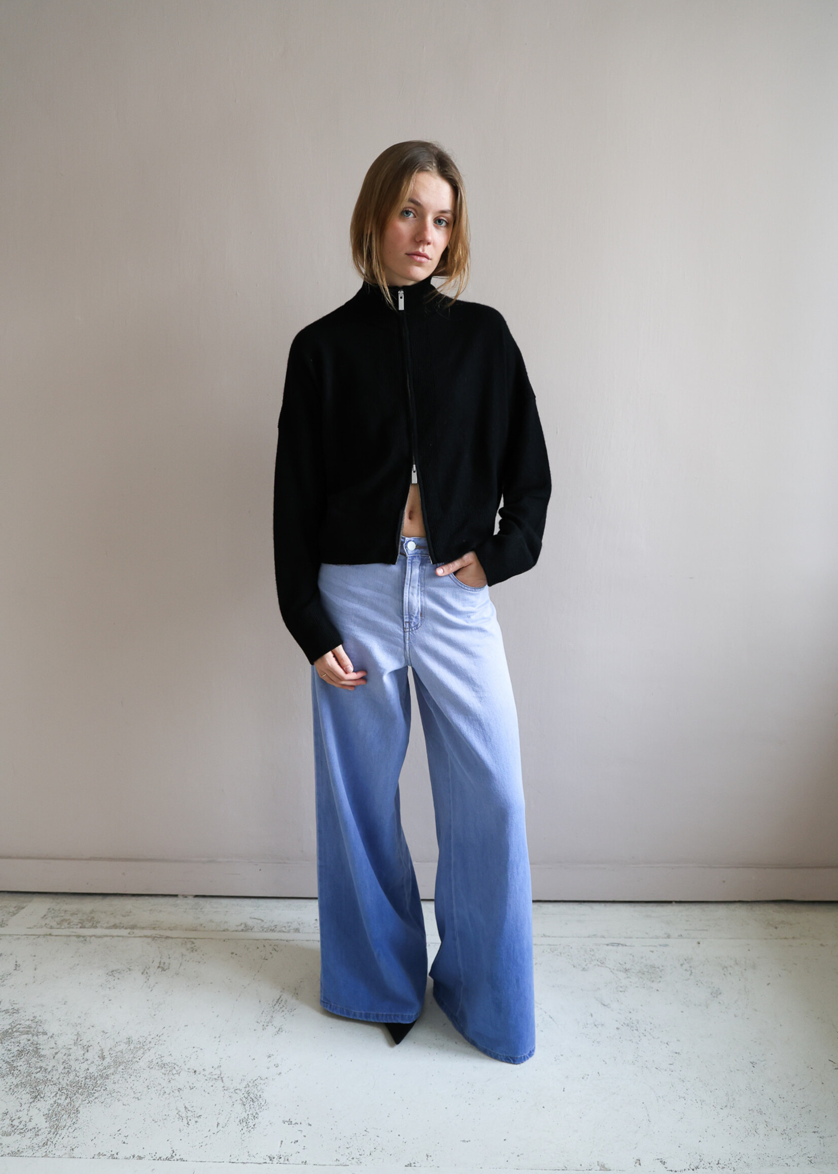 Marlene pear dip dye  blue