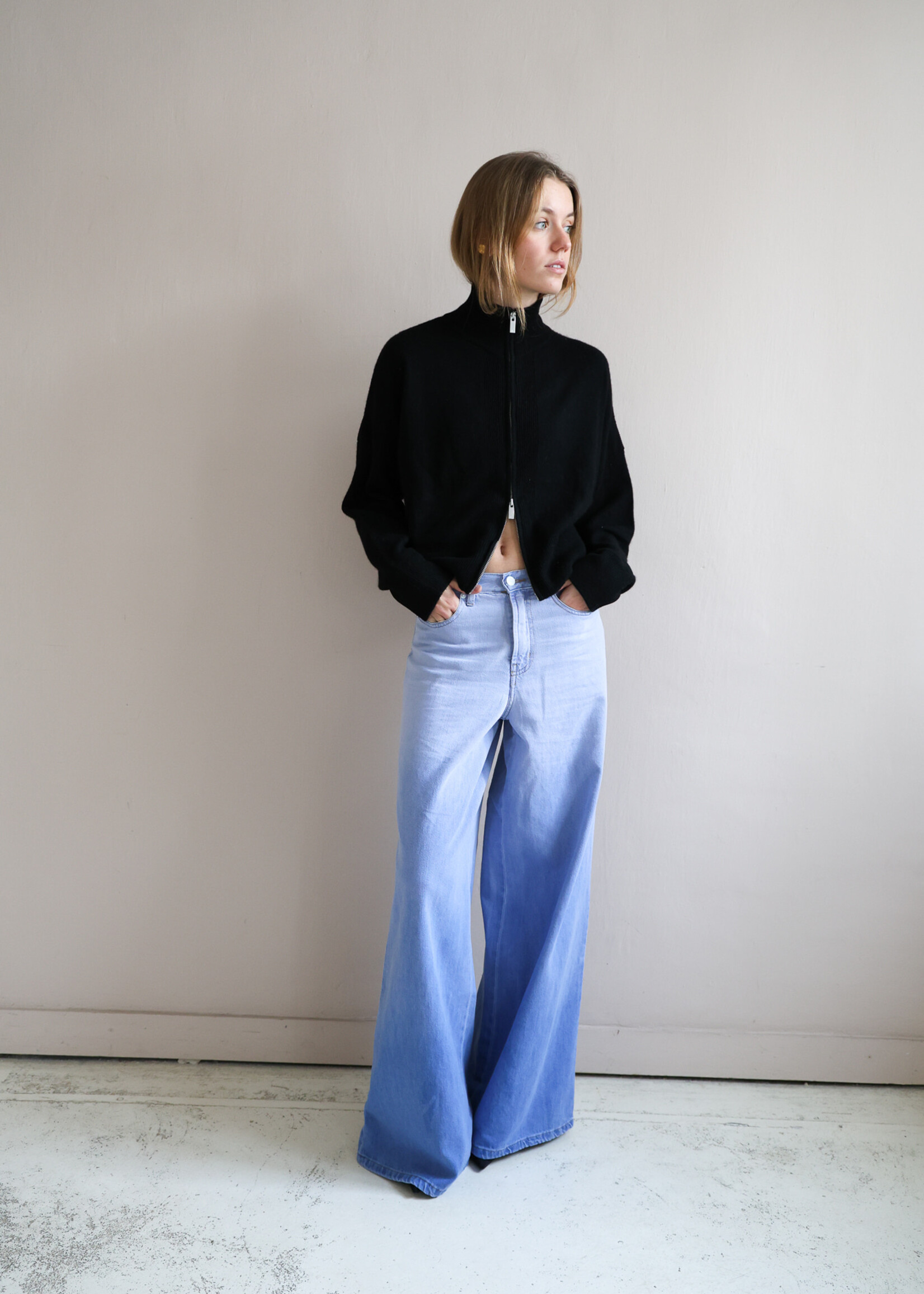 Marlene pear dip dye  blue