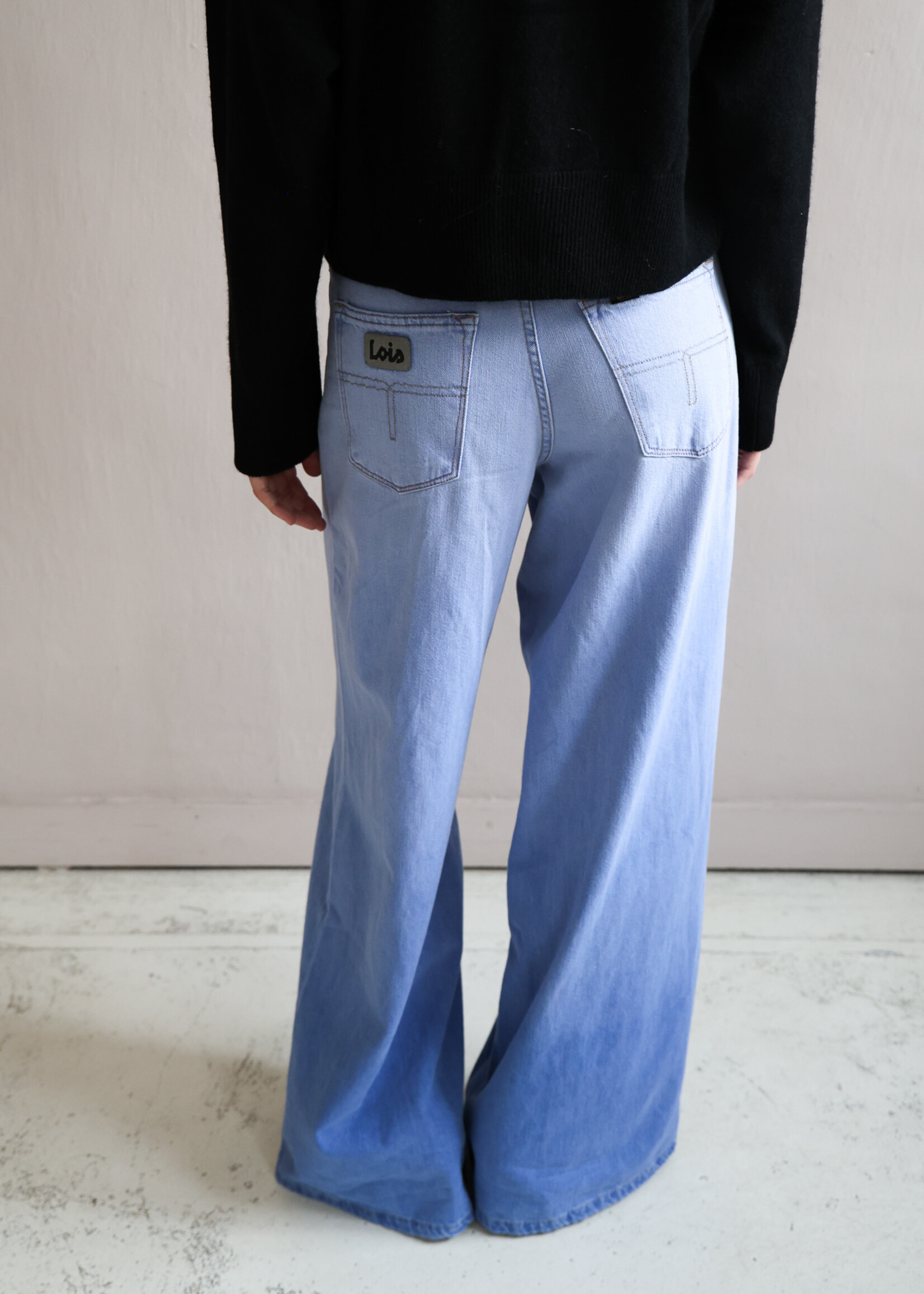 Marlene pear dip dye  blue