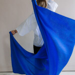 White + Warren Luxurious travel wrap  cobaltblue