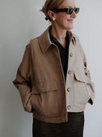 Ottod'Ame Short trench coat with pockets