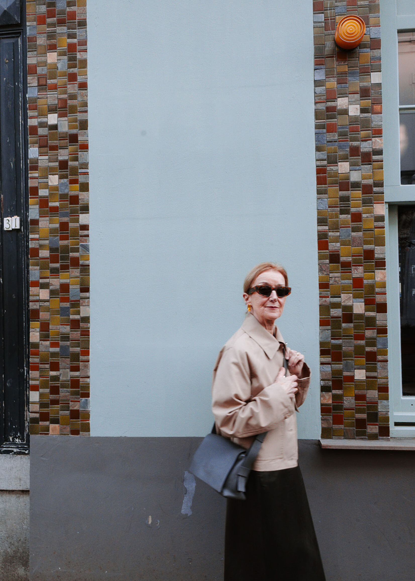 Ottod'Ame Short trench coat with pockets