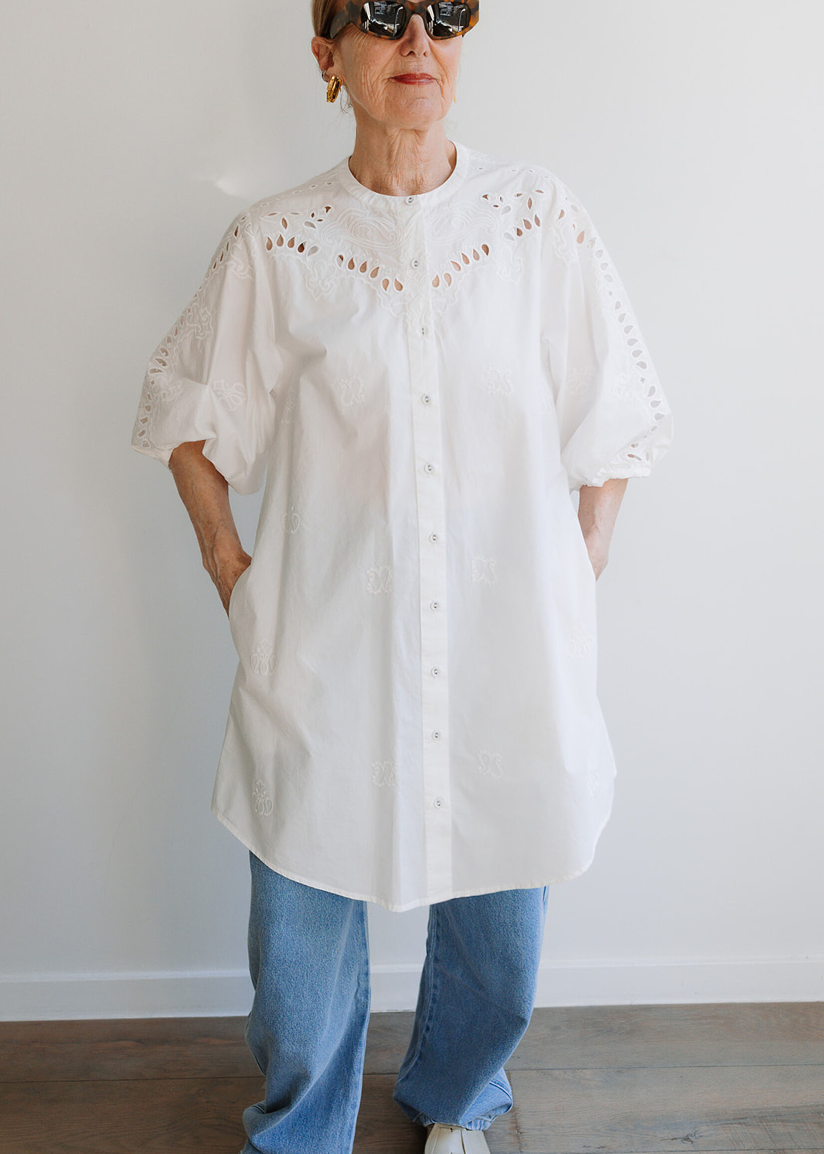 Ottod'Ame Short Dress broderie