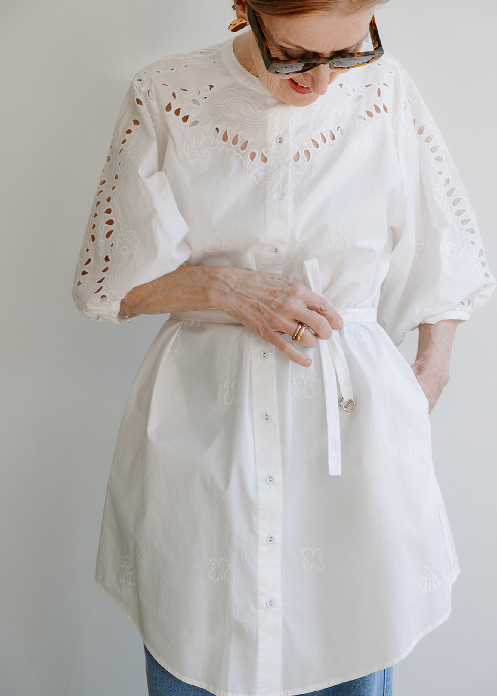 Ottod'Ame Short Dress broderie