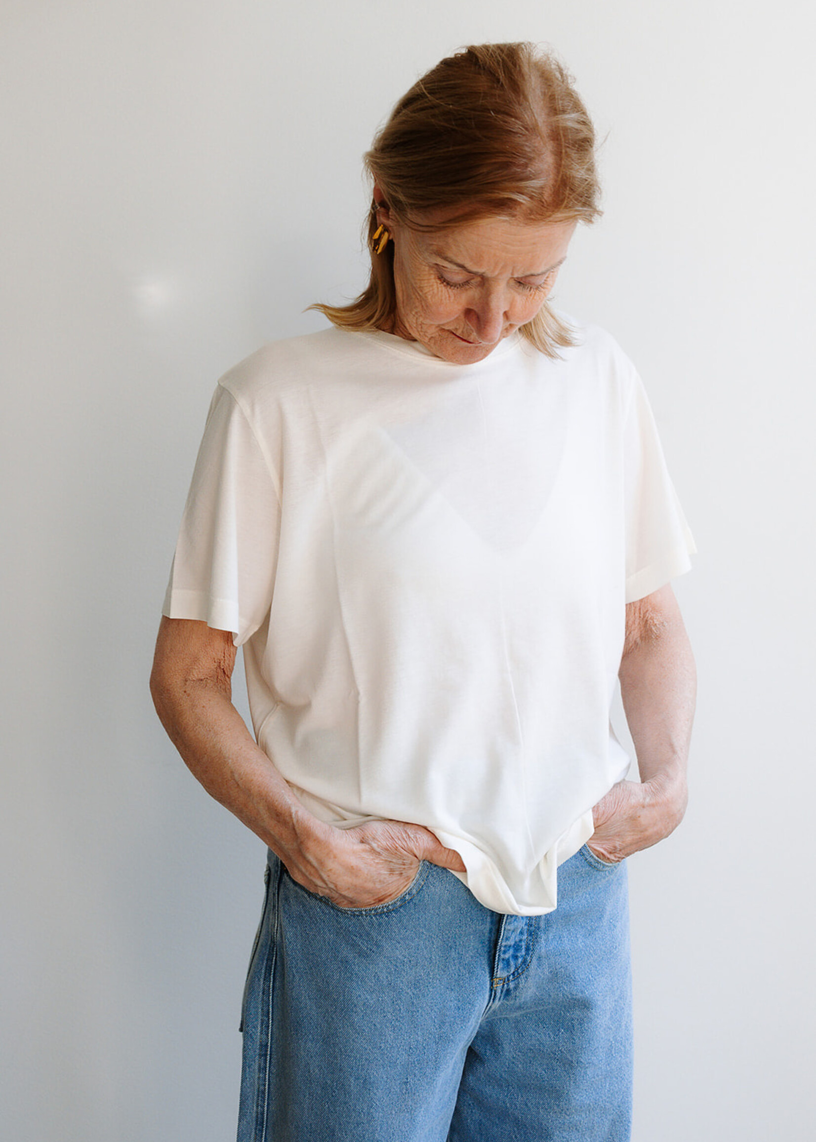 Absolut cashmere Nina t-shirt white