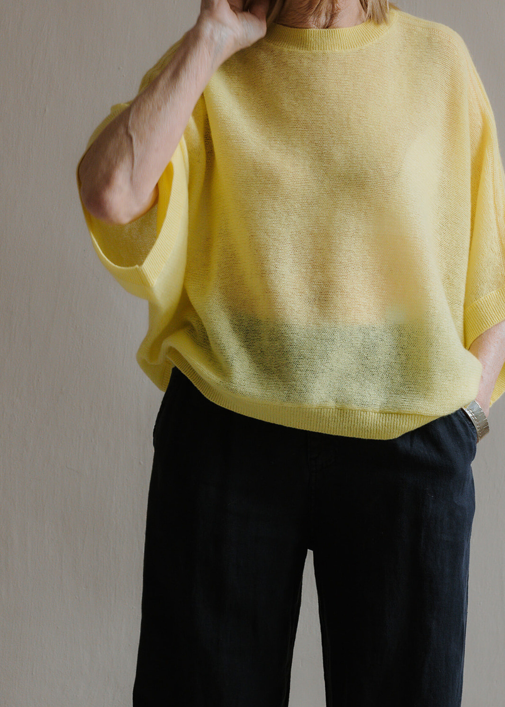 Absolut cashmere Pull benedicte yellow
