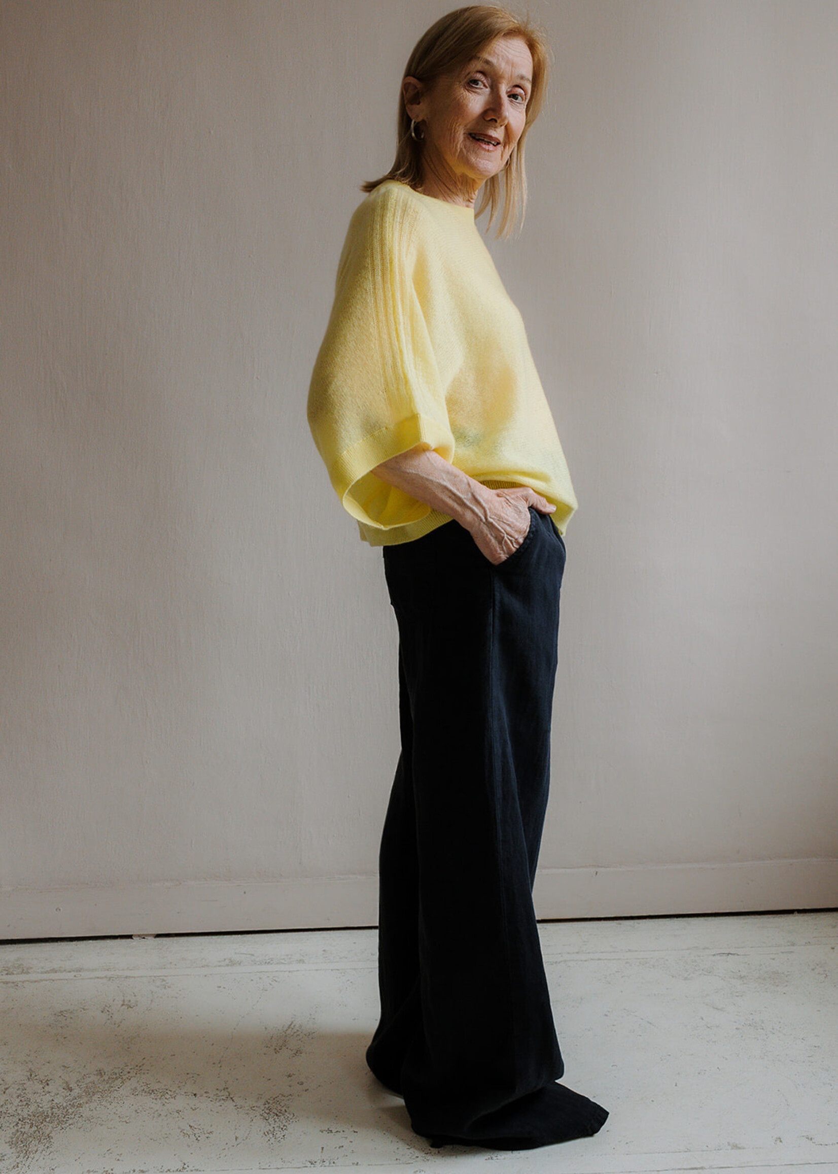 Absolut cashmere Pull benedicte yellow