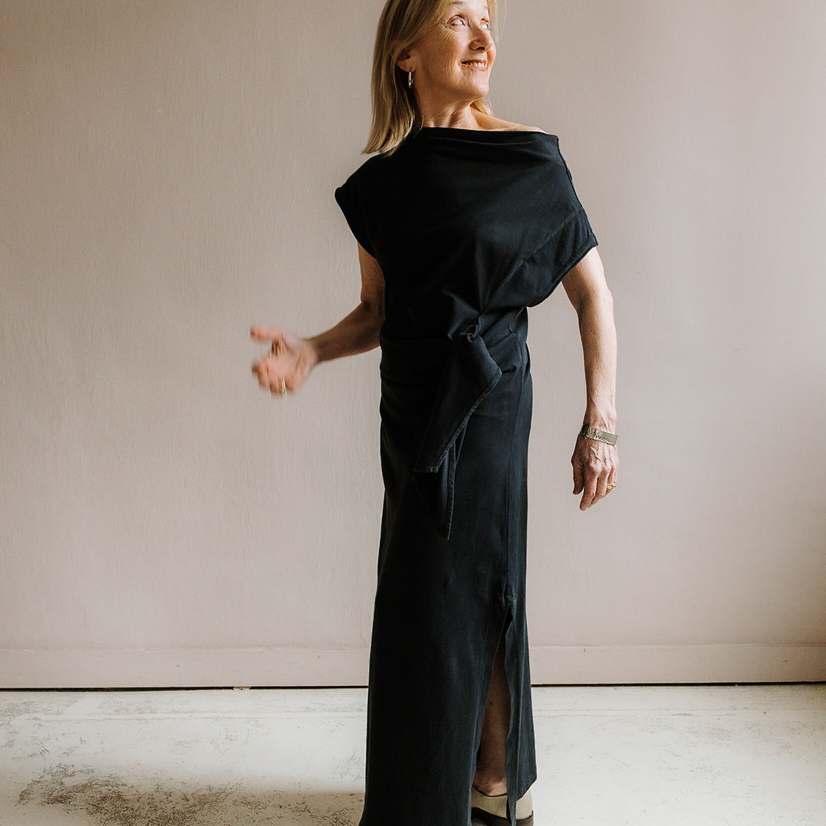 Tela Dress Mauritius black